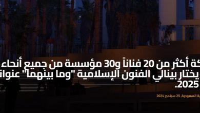 صورة “وما بينهما”: رحلة بين الفن الإسلامي القديم والمعاصر في بينالي جدة 2025